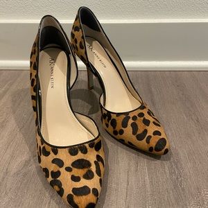 AK Anne Klein Leopard Print Heels